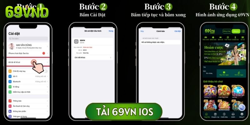 Các bước tải app cá cược cho hệ điều hành iOS đơn giản