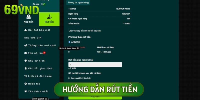 Hướng dẫn rút tiền về tài khoản ngân hàng nhanh chóng và đơn giản