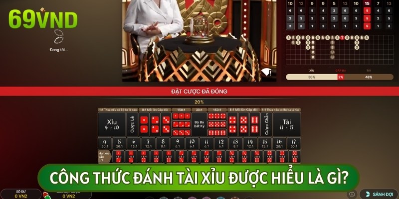 Công thức đánh Tài xỉu được xây dựng dựa trên nhiều yếu tố