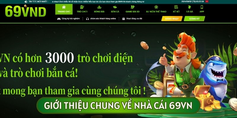 Giới thiệu về nhà cái cá cược 69VN qua những thông tin tổng quan