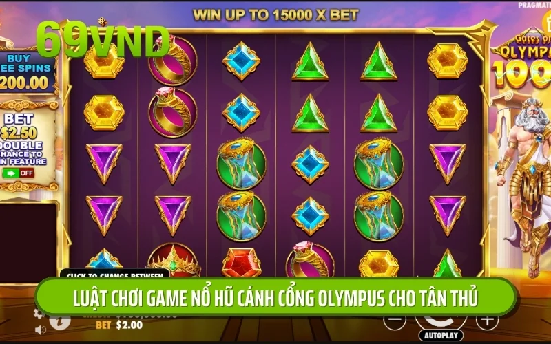 Luật chơi game nổ hũ cánh cổng Olympus cho tân thủ 