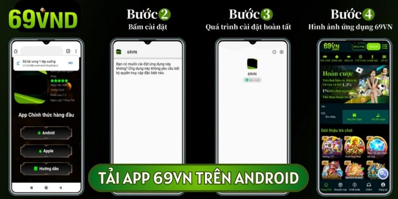 Tải ứng dụng 69VN cho ứng dụng chạy hệ điều hành Android