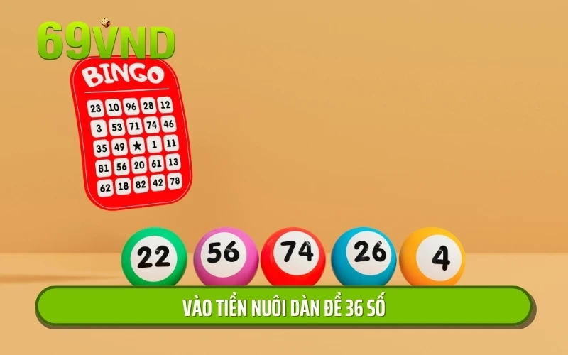 Vào tiền nuôi dàn đề 36 số