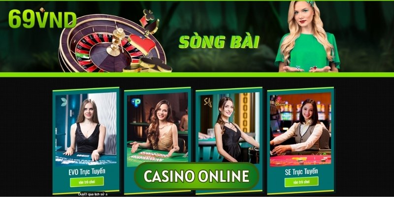 Khi tìm hiểu về doanh nghiệp chúng tôi bạn sẽ được thỏa mãn với sảnh Casino Online